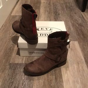 Steve Madden distressed ankle boots